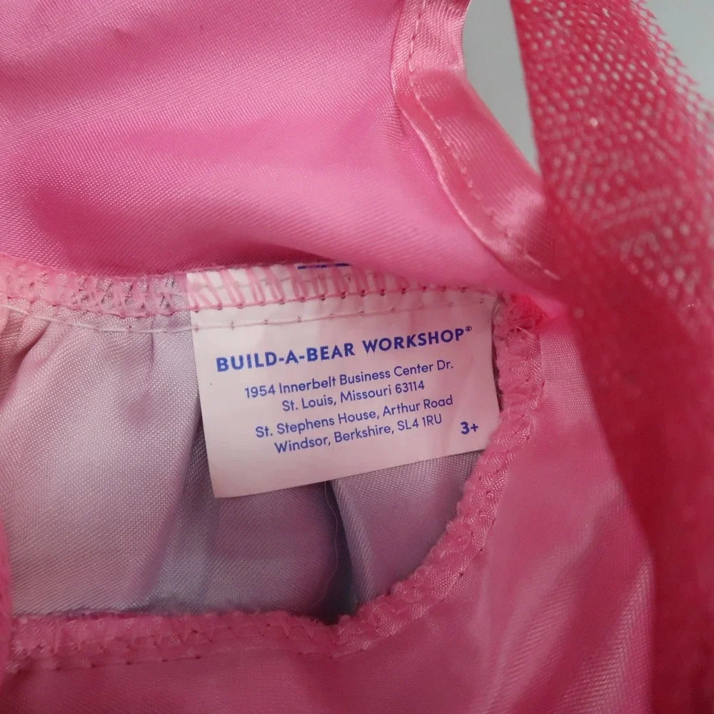 Build A Bear‎ Clothing Lot Wedding Dress Pink Girly Princess HG Top